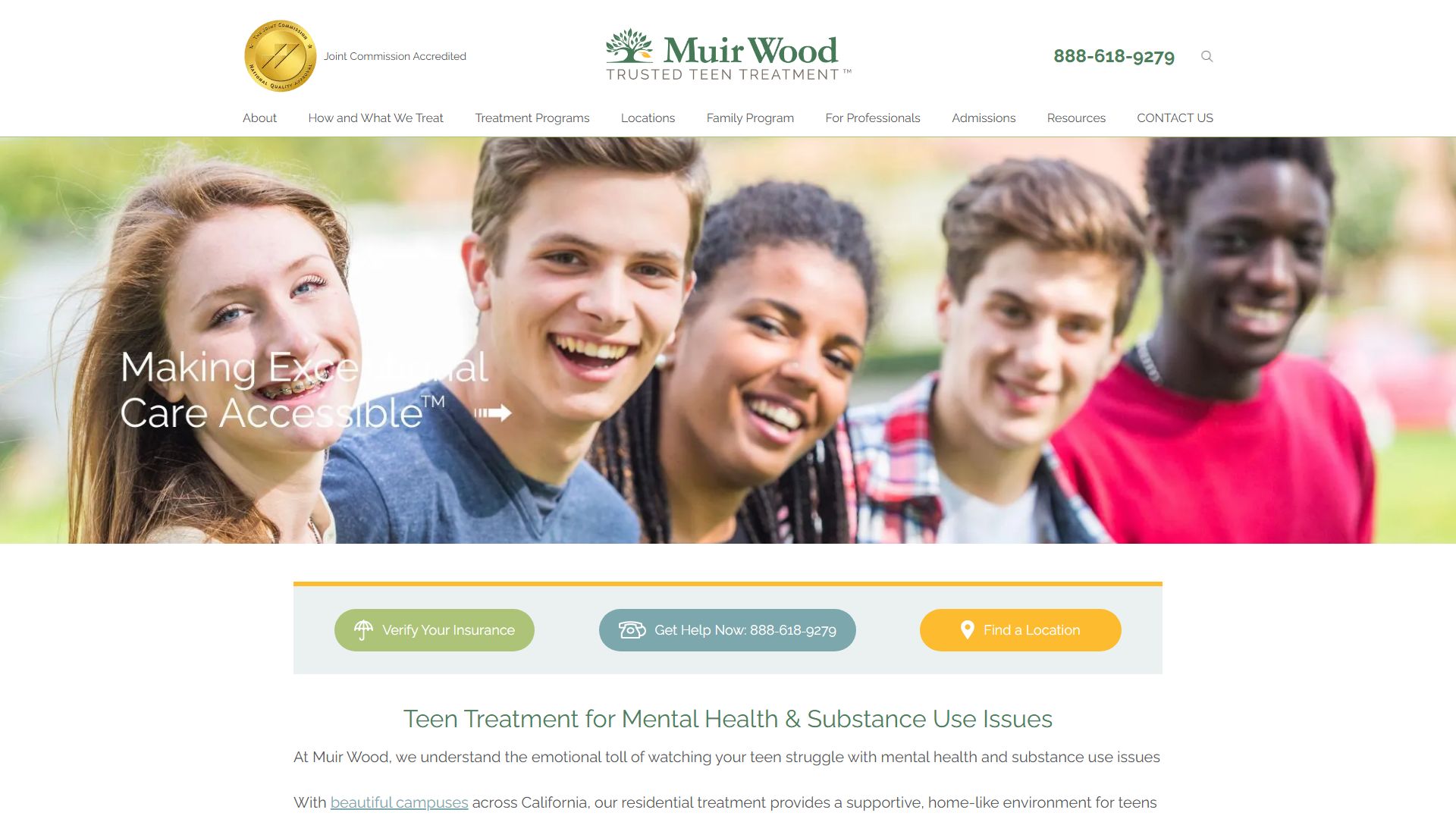 Muir Wood Teen Treatment - Primary Mental Health