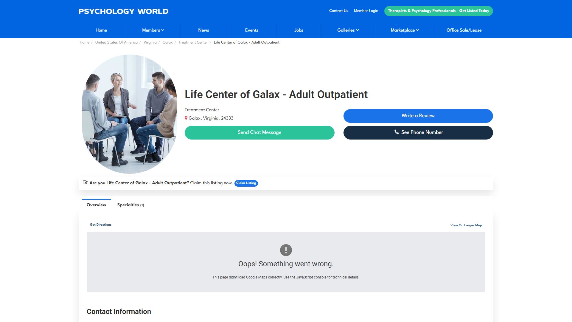 Life Center of Galax - Adult Outpatient