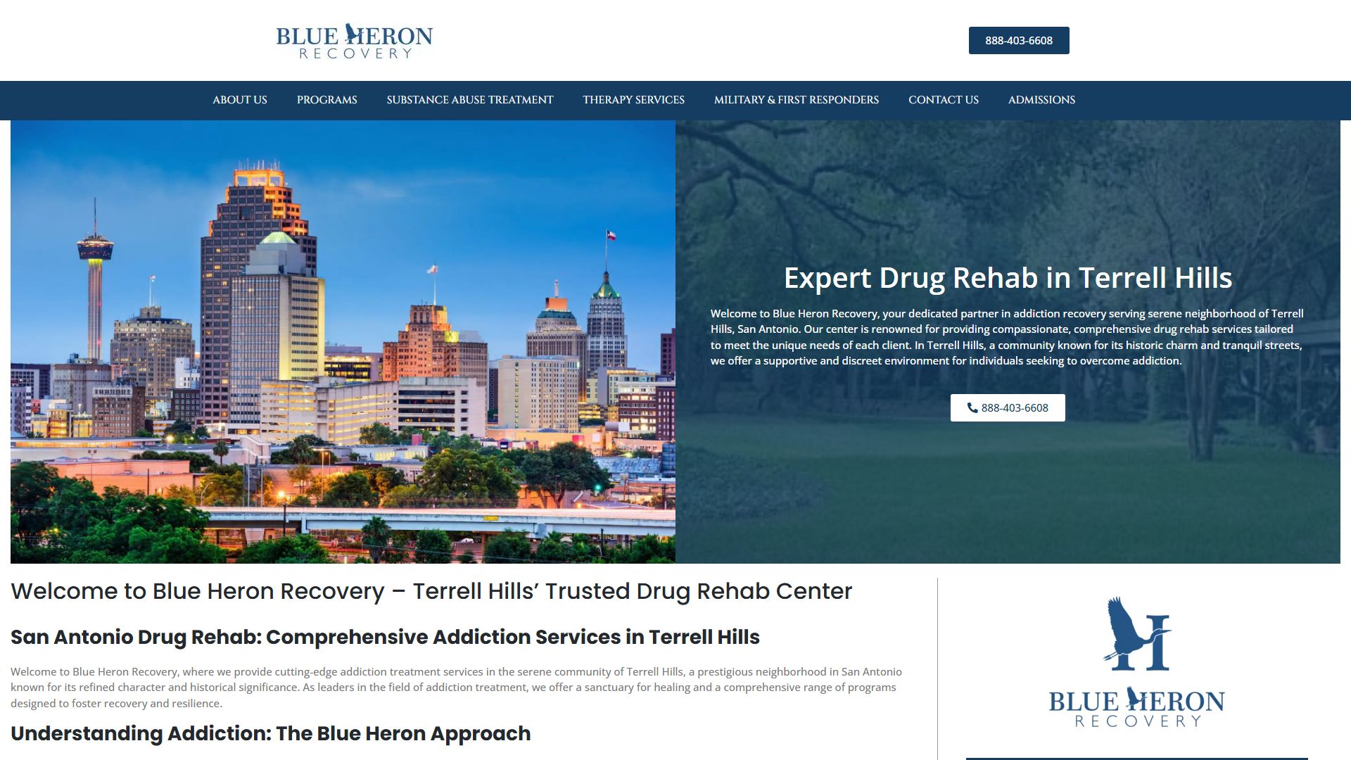 Blue Heron Recovery