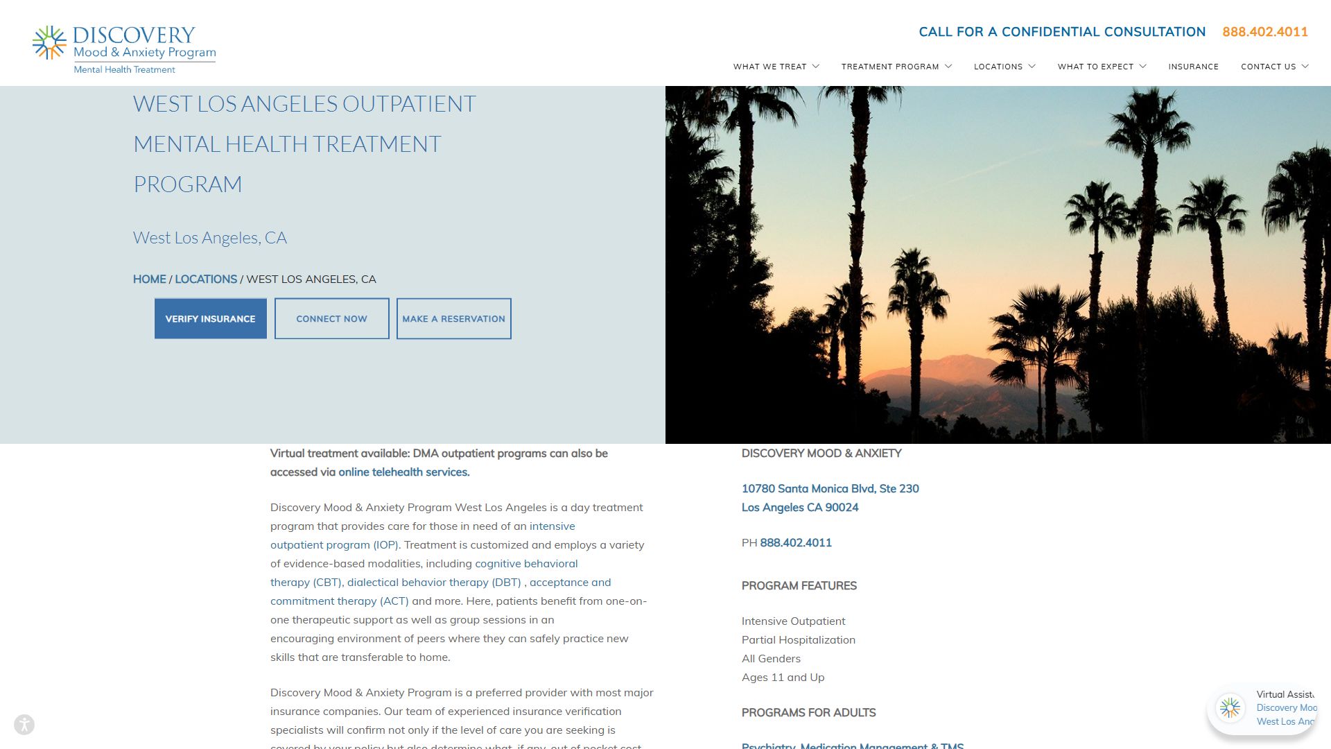 Discovery Mood & Anxiety Program, Los Angeles